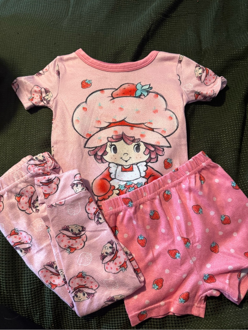 4T Strawberry Shortcake Pajama Set